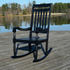 Acacia Deluxe Black Porch Rocking Chair