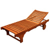 Teak Type Eucalyptus Chaise Lounger