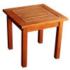 Solid Eucalyptus Hardwood Side End Table