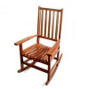 Teak Type Hardwood Outdoor Rocker