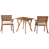 Teak Type Outdoor 3pc Din