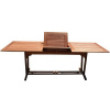 Eucalyptus 67 to 92 Inch Extendable Patio Dining Table